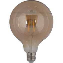 Clayre & Eef LED Lamp 12 cm E27/4W Transparant Glas Gloeilamp LED