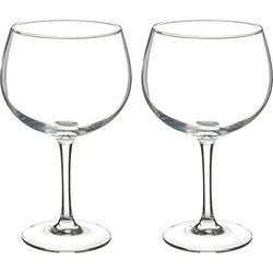 Secret de Gourmet Gin glazen - 8x stuks - 700 ml - transparant - Drinkglazen