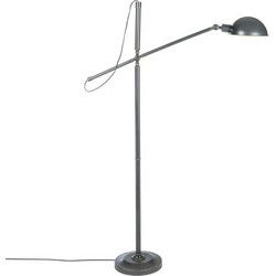 Riverdale Staande lamp Luca donkergrijs 146cm