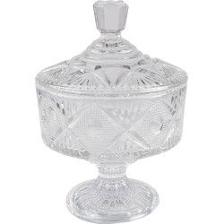 Clayre & Eef Glazen potje Glas