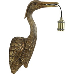 Wandlamp Crane - Antiek Brons - 29.5x16x48cm