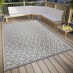 Buitenkleed - Eru Beige/Grijs - 63 X 120 CM