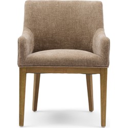 Riviera Maison Whistler Dining Armchair, montmartre weave, warm mushroom