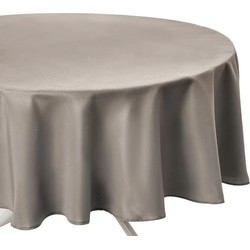 Atmosphera Tafelkleed rond - beige - D180 cm - Eettafel tafellaken - Tafellakens