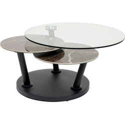 Salontafel Avignon 80 (+124)x80cm