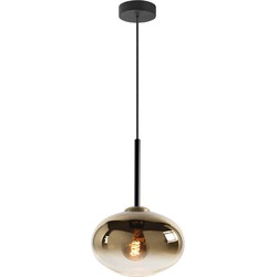 Highlight Bellini Industriële Hanglamp - Smokeyglas - Goud