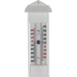 Thermometer buiten wit 23 cm - Buitenthermometers