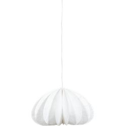 WOOOD Dalia hanglamp - Papier - Wit - 37xØ60 cm