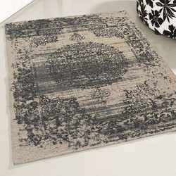 Madras Wasbaar Grijs vloerkleed - Vintage - 160 X 230 CM