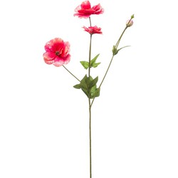 Anemone wild spray fuchsia 50 cm kunstbloem zijde nepbloem