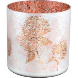 PTMD Alissa Windlicht - 20 x 20 x 20 cm  - Glas - Roze