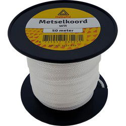 Metselkoord nylon wit