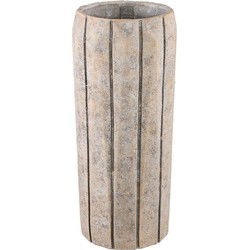 PTMD Bloempot Imani - 24x24x55 cm - Cement - Taupe