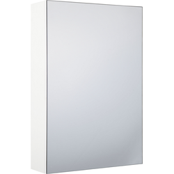 Beliani PRIMAVERA - Badkamerkast met spiegel-Zilver-Multiplex