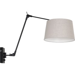 Steinhauer wandlamp Prestige chic - zwart - metaal - 8188ZW