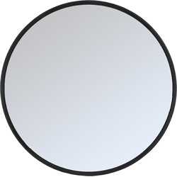 LABEL51 - Spiegel Oliva 110x110 cm - Zwart Eiken