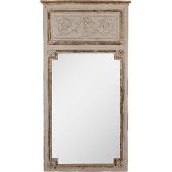 Clayre & Eef Spiegel Beige Hout