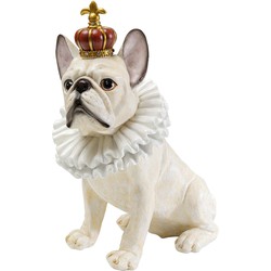 Decofiguur King Dog White 33cm