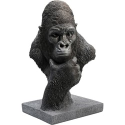 Kare Decofiguur Thinking Gorilla Head