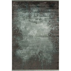 Luxury Picasso Art Elysee Vloerkleed - Laagpolig Luxe Tapijt - Soft Fluweel - Groen- 160x230 CM