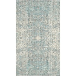 Safavieh Metro-Mod Indoor Woven Area Rug, Mystique Collection, MYS971, in Teal & Multi, 122 X 183 cm
