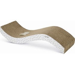 Krabplank karton 52x21x10cm bruin