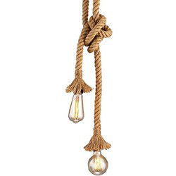 Groenovatie Vintage Touwlamp 150cm Dubbele Fitting E27