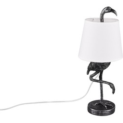 Moderne Tafellamp Lola - Keramiek - Zilver