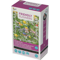 Grow gifts zaden strooidoosje friendly flowers bermmengsel 100 gram