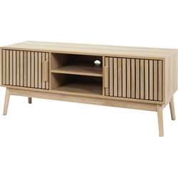 MISOU Klaus TV Meubel - Met Opbergruimte - Staand - Kastje - Wandkast - Consoletafel - Hout - 117x40x48cm