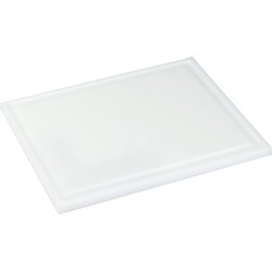 Interlux Snijplaat met sapgoot - 325x265x15mm - Wit