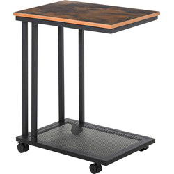 4goodz Verrijdbare Bijzettafel voor bank - Bedtafel op Wielen