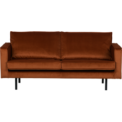 BePureHome Rodeo 2,5-Zitsbank - Velvet - Roest - 85x190x86