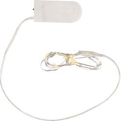 Kerststukje verlichting - lichtsnoer - 10 LED lampjes - 120 cm - Lichtsnoeren