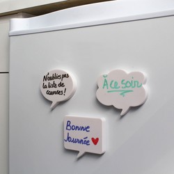 Magneten voor koelkast in bubbelvorm - set van 12