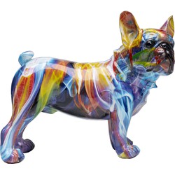 Kare Decofiguur Frenchie Colorful