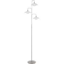 Moderne Vloerlamp Sirius Staal 3-lichts