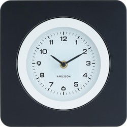Wandklok New Vintage - Mat zwart - 4.4x22x22cm