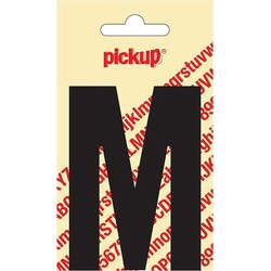 Plakletter Nobel Sticker zwarte letter M - Pickup