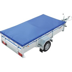 Aanhangwagen afdekzeil blauw 258 x 135 cm - Afdekzeilen