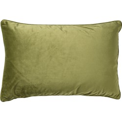 Dutch Decor FINN - Kussenhoes 40x60 cm - velvet - effen kleur - Calliste Green - groen - Dutch Decor