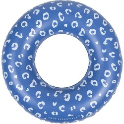 Swim Essentials  Swim Essentials Blue Leopard Swimring 90 cm
