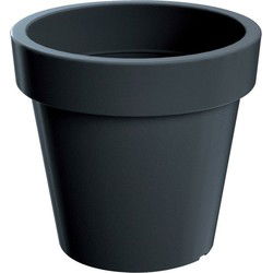 Prosperplast Bloempot - D40 x H35 cm - antraciet - kunststof - Plantenpotten