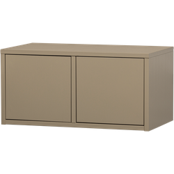 WOOOD Turner Opbergbank - Grenen - Mud - 39x80x44
