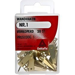 Wandhaken nr.1 verkoperd 20st
