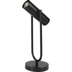 Tafellamp Emma Metaal L:19cm Zwart