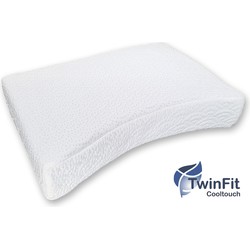 Mahoton Hoofdkussen Twinfit Cooltouch Soft 12 cm - incl. 2 stuks molton kussenslopen