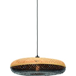 Hanglamp Palawan - Bamboe/Zwart - Ø60cm