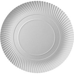 Grote horeca serveerschalen/borden - D32 cm - 10x stuks - Serveerschalen