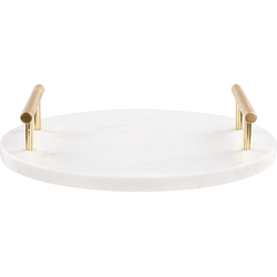 ARGOS - Decoratief dienblad - Wit - Marmer